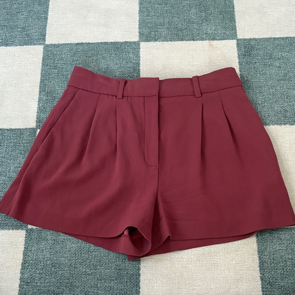 Babaton effortless Burgundy Women's Shorts